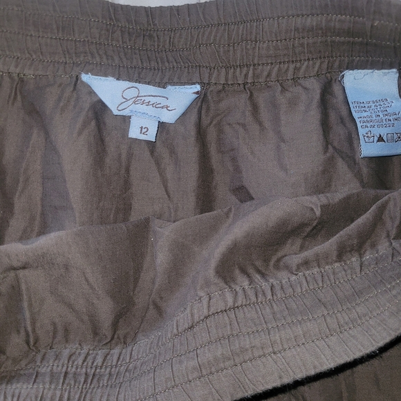 Jessica Light Brown Layered Ruffle Boho Chic Skirt 12 - Picture 3 of 3